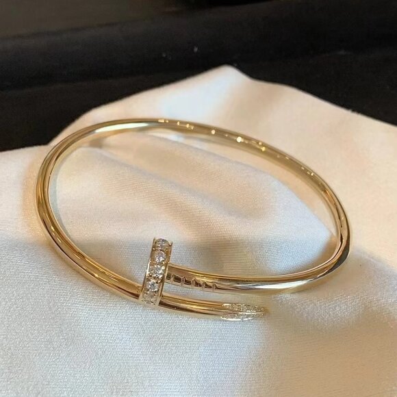 Cartier Rose Gold Nail Bracelet - Picture 5 of 9